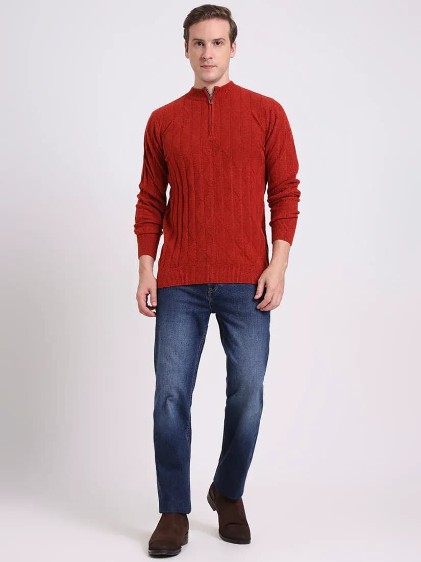 Scarlet Dusk Pullover
