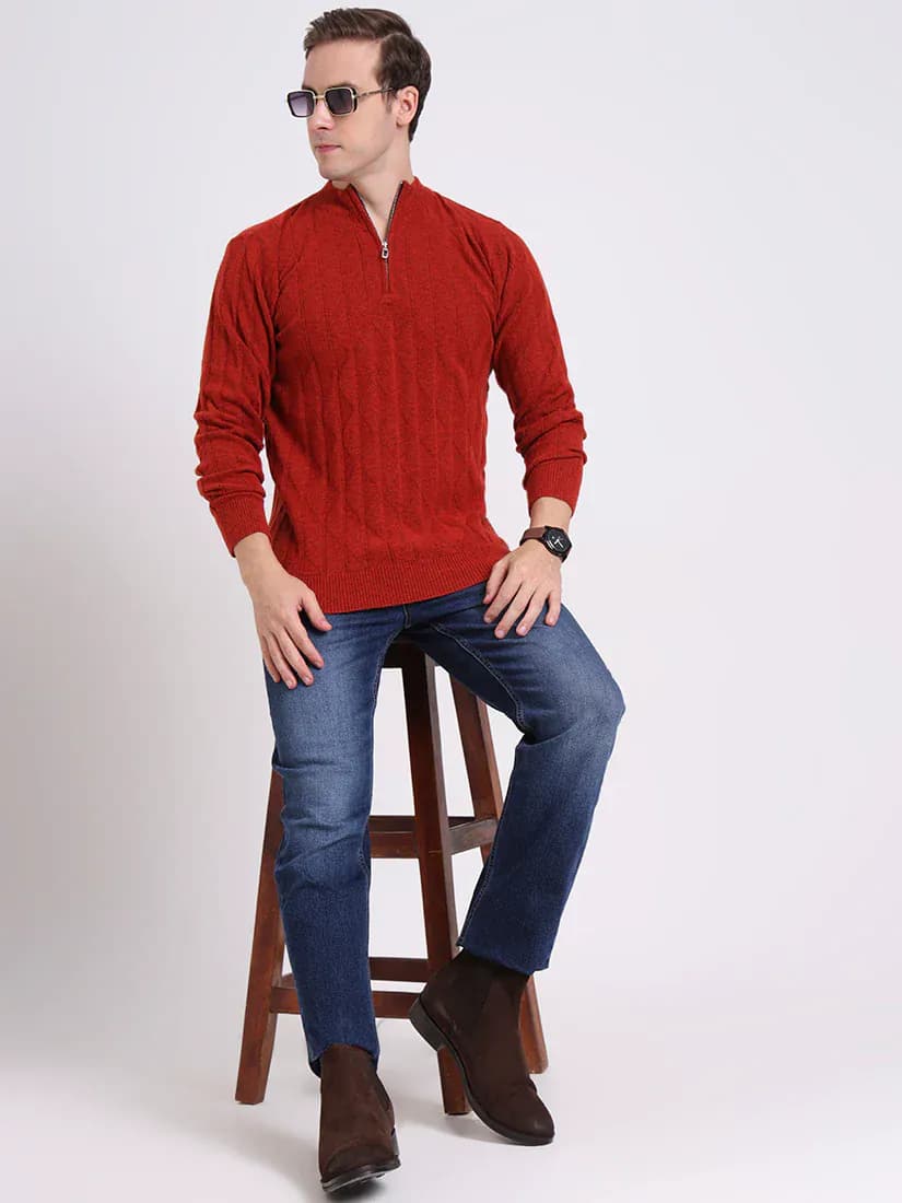 Scarlet Dusk Pullover