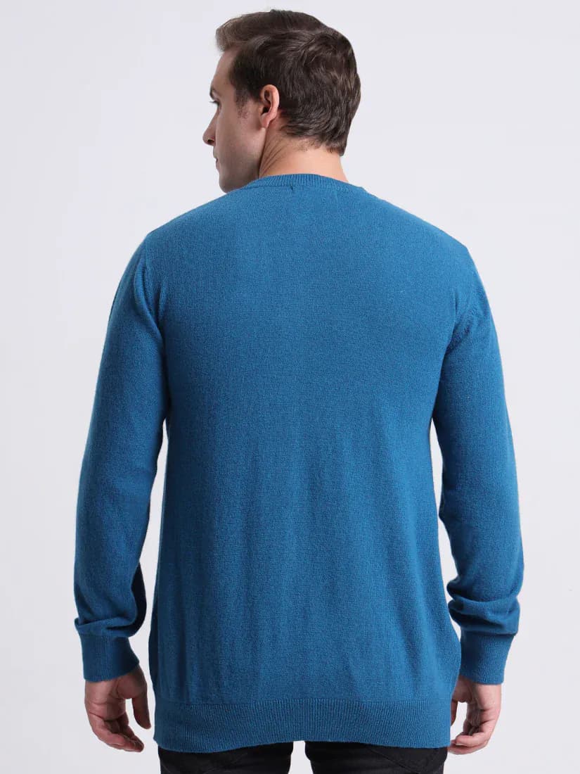  Ferozi Ember Argyle Pullover