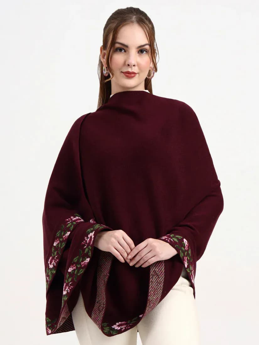 Merlot Bloom Stole