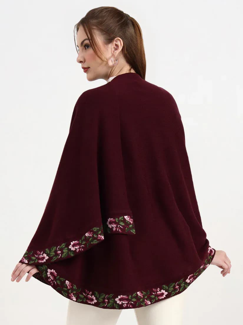 Merlot Bloom Stole