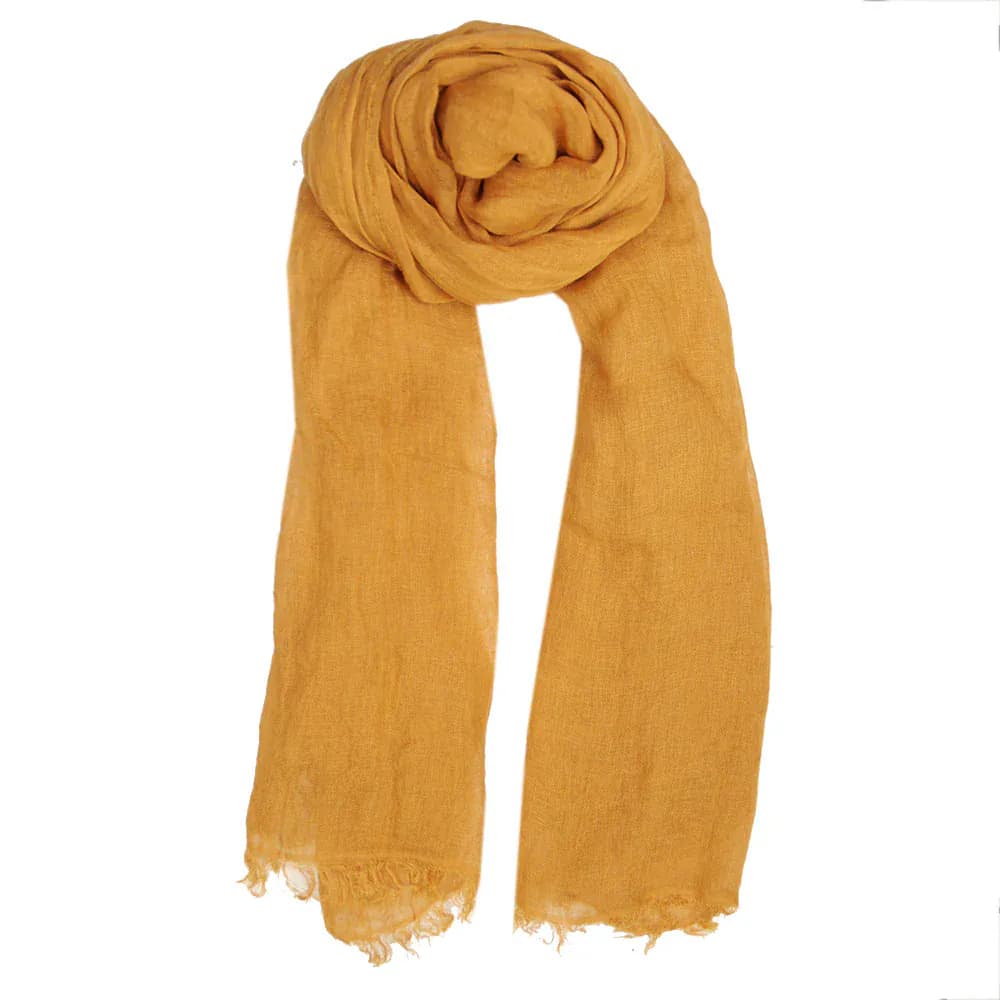 Shaded Linen Scarf 