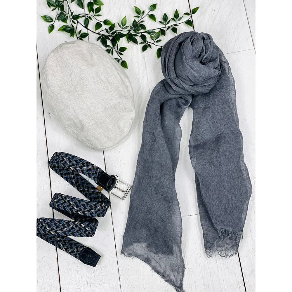 Shaded Linen Scarf 