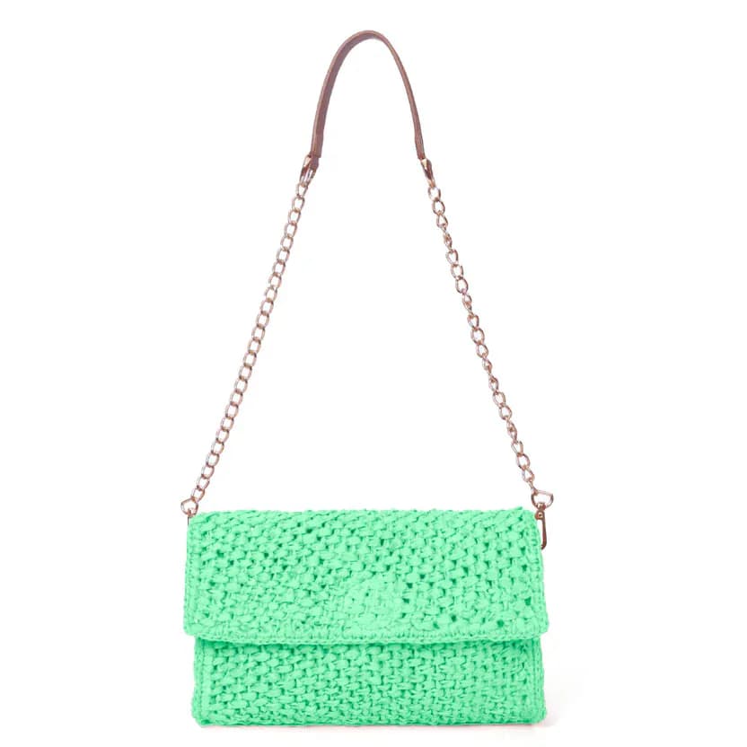 Scarlet Raffia Carry: The Ultimate 2-in-1 Wallet and Clutch Solid