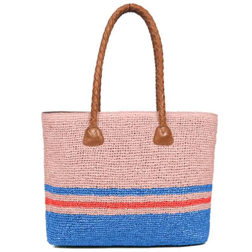 Raffia Chic Crochet Tote