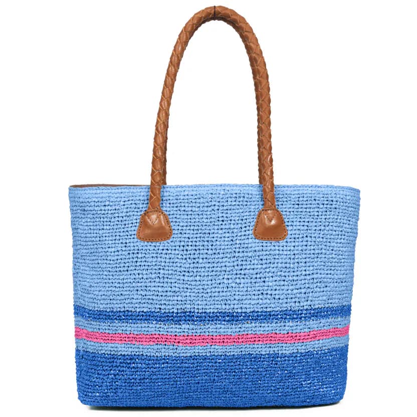 Raffia Chic Crochet Tote