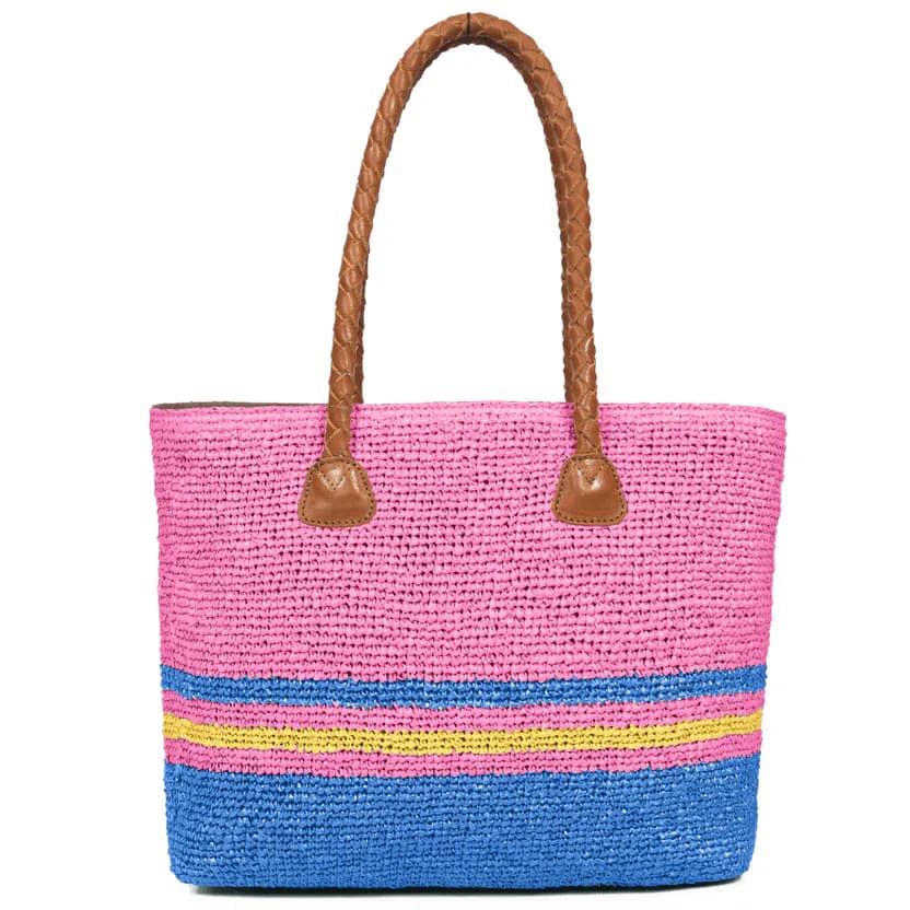 Raffia Chic Crochet Tote