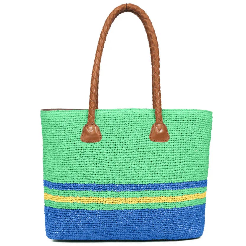 Raffia Chic Crochet Tote