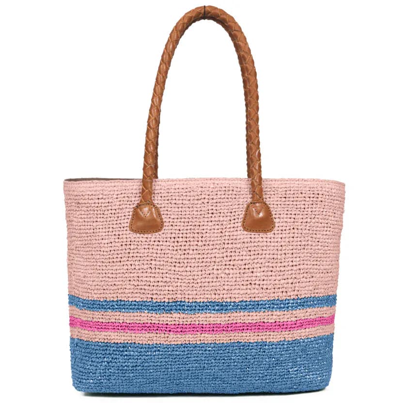 Raffia Chic Crochet Tote