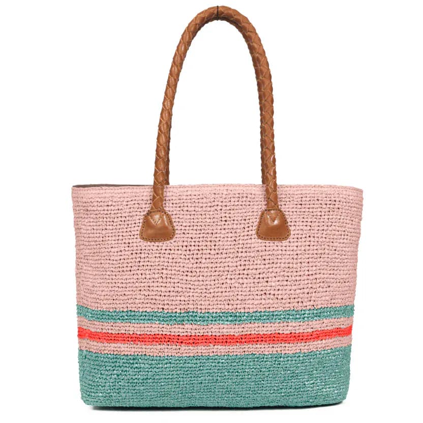 Raffia Chic Crochet Tote