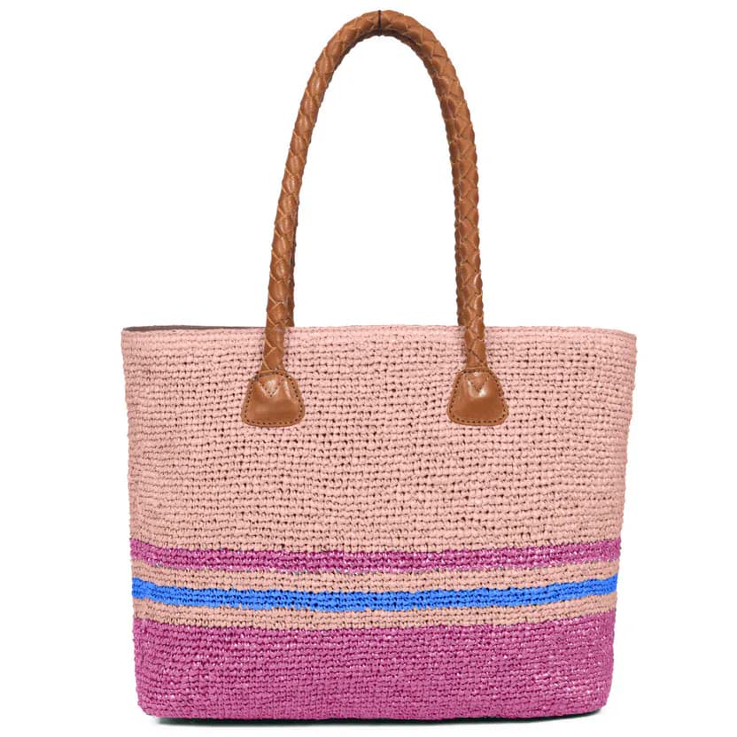 Raffia Chic Crochet Tote