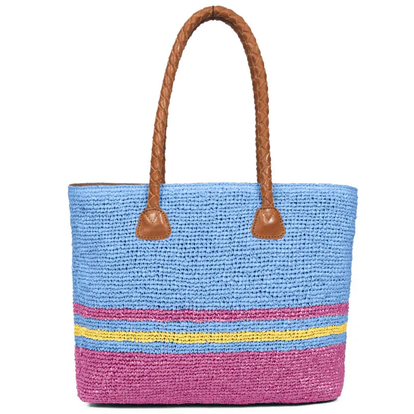 Raffia Chic Crochet Tote