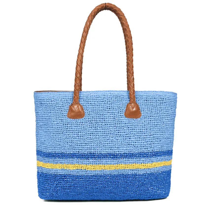 Raffia Chic Crochet Tote