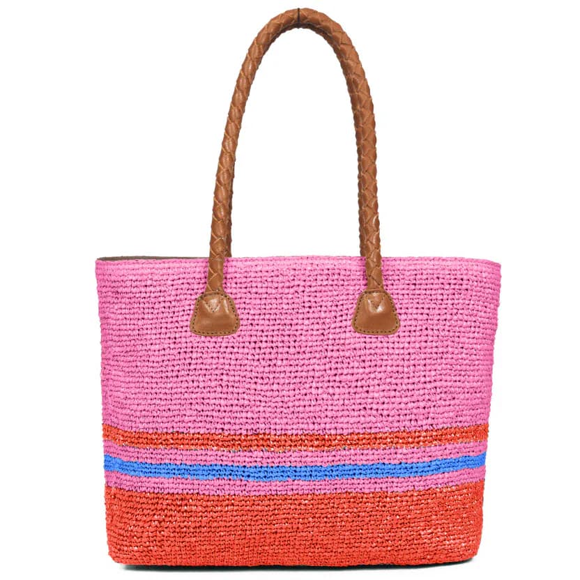 Raffia Chic Crochet Tote