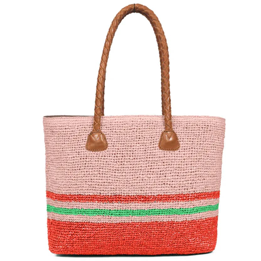 Raffia Chic Crochet Tote