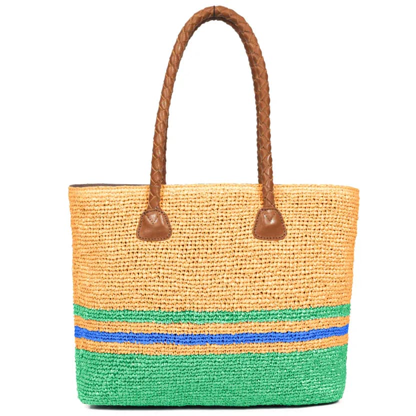 Raffia Chic Crochet Tote