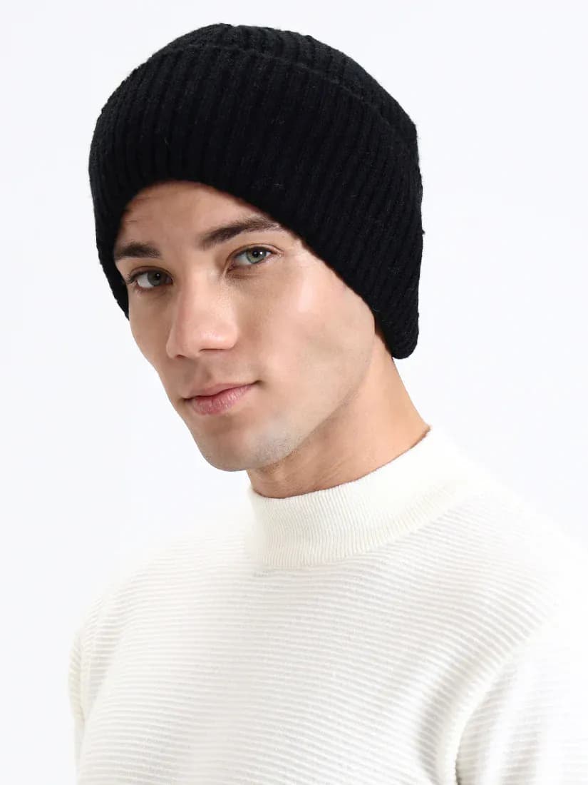 Highland Night Black Beanie