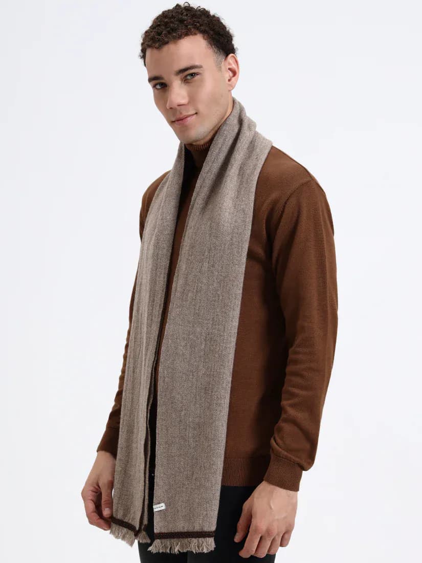 Harris Fawn Fringe Scarf