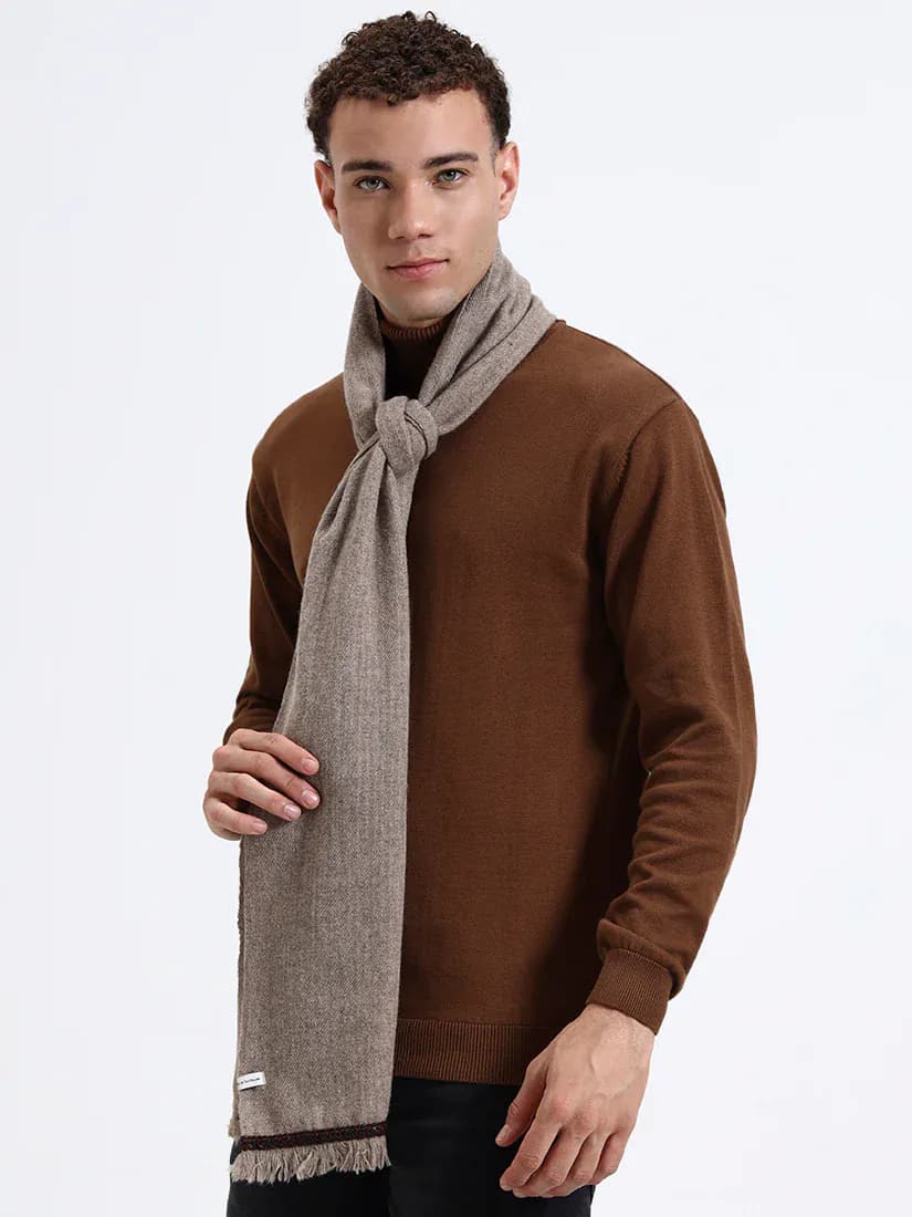 Harris Fawn Fringe Scarf