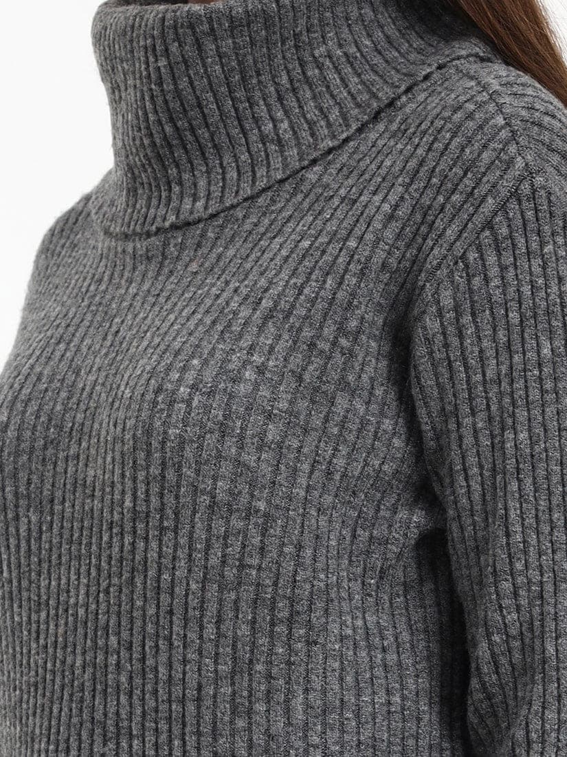 Dove Glen Turtleneck Knit Dress