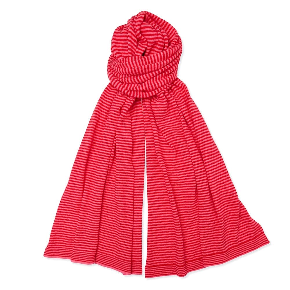 Cashmere Fine Stripe Scarf