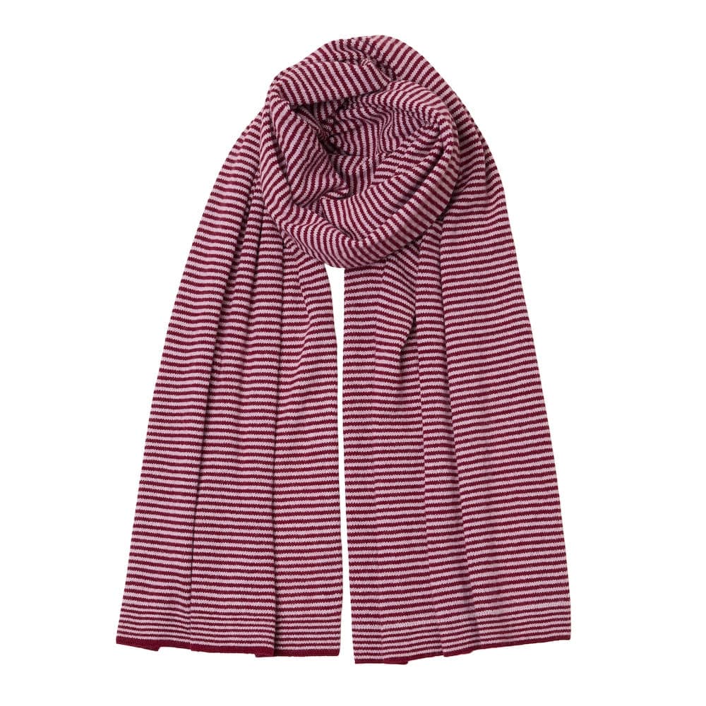 Cashmere Fine Stripe Scarf