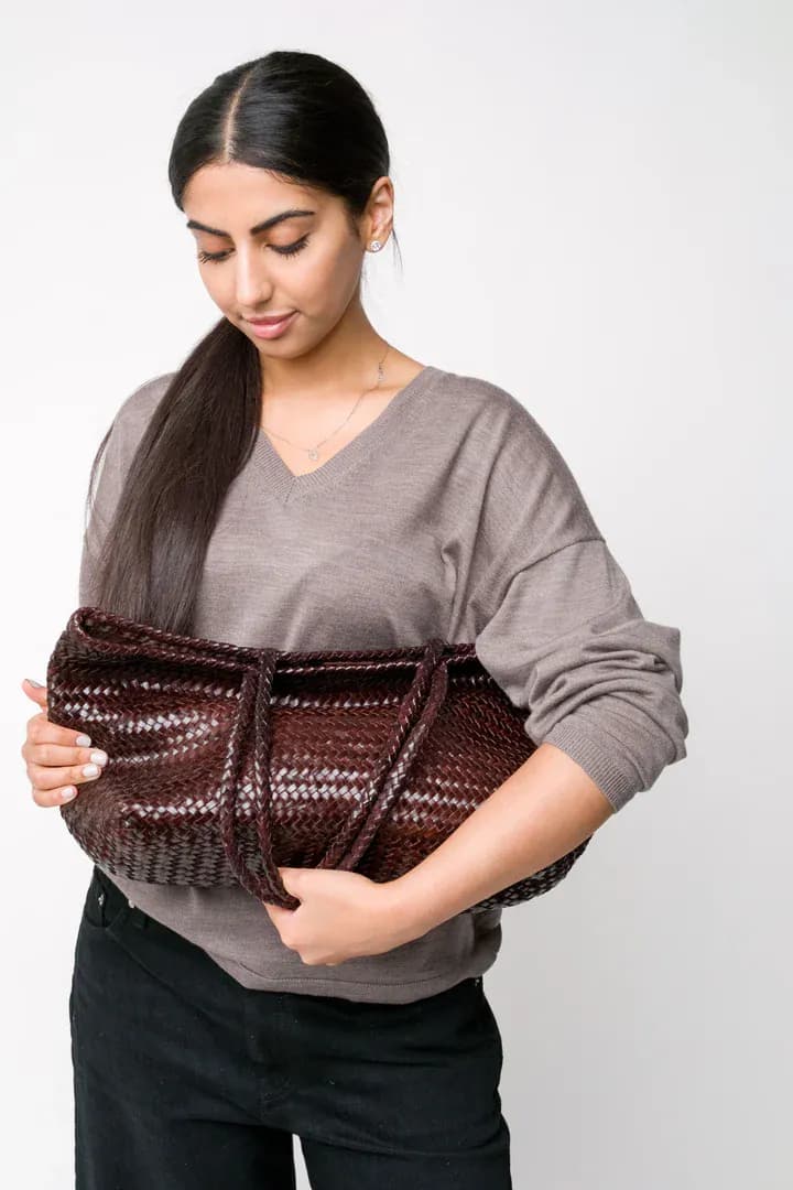 Amora Woven Shoulder Bag