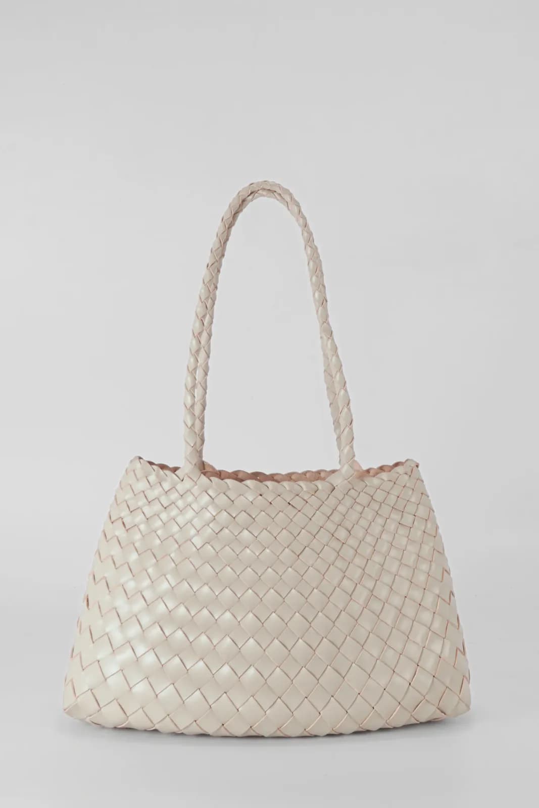 Woven Leather Handbag