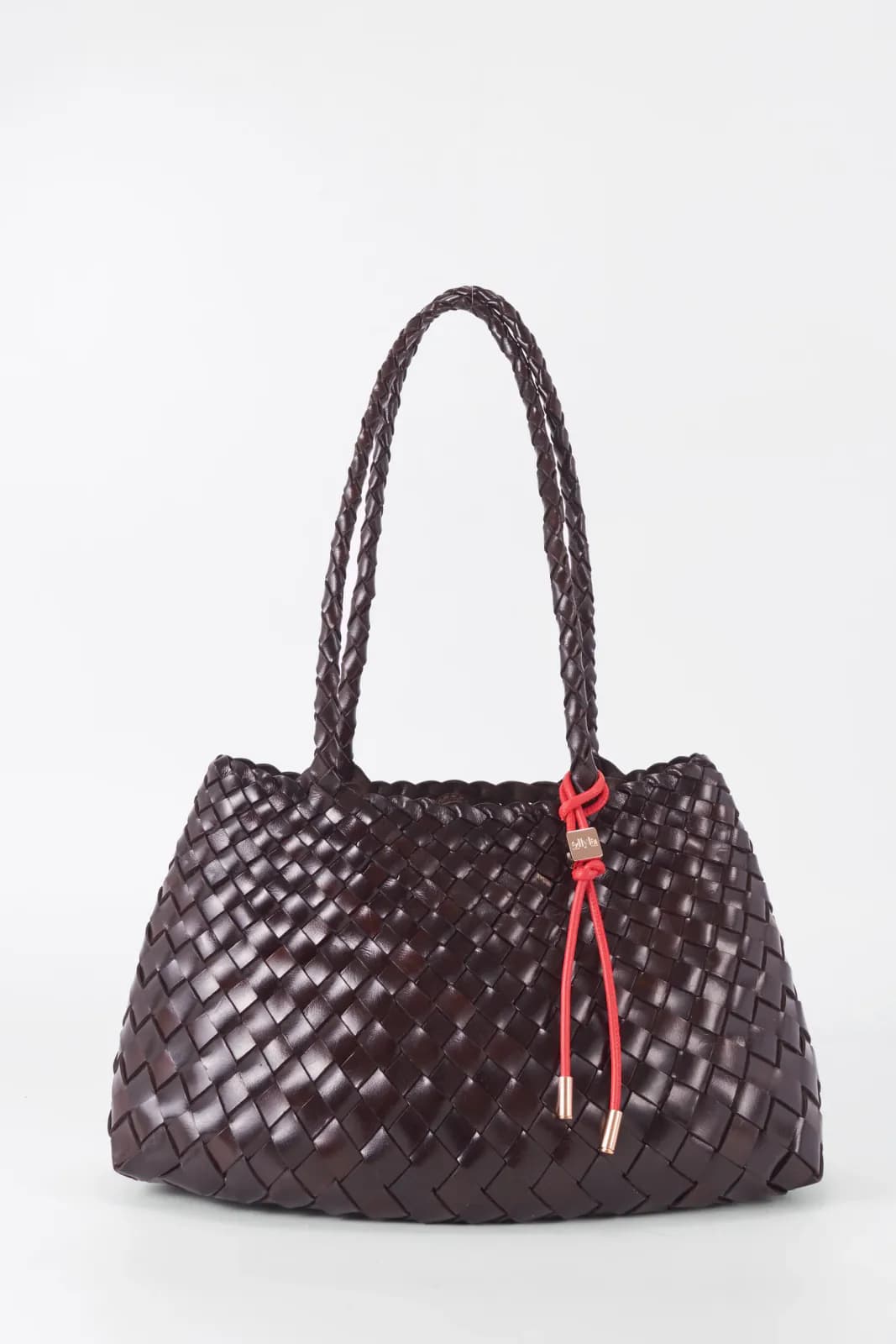 Woven Leather Handbag
