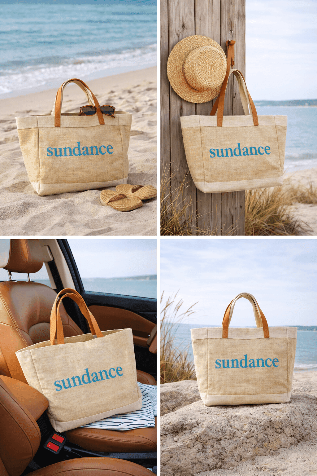 Sundance Natural Jute Tote