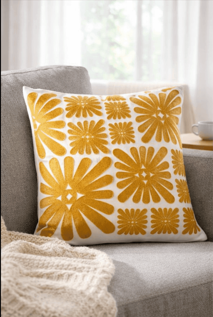 Aurora Embroidered Cushion