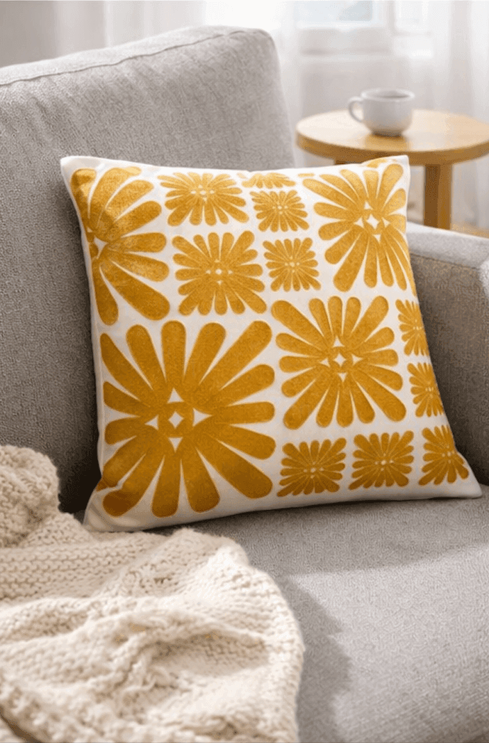 Aurora Embroidered Cushion