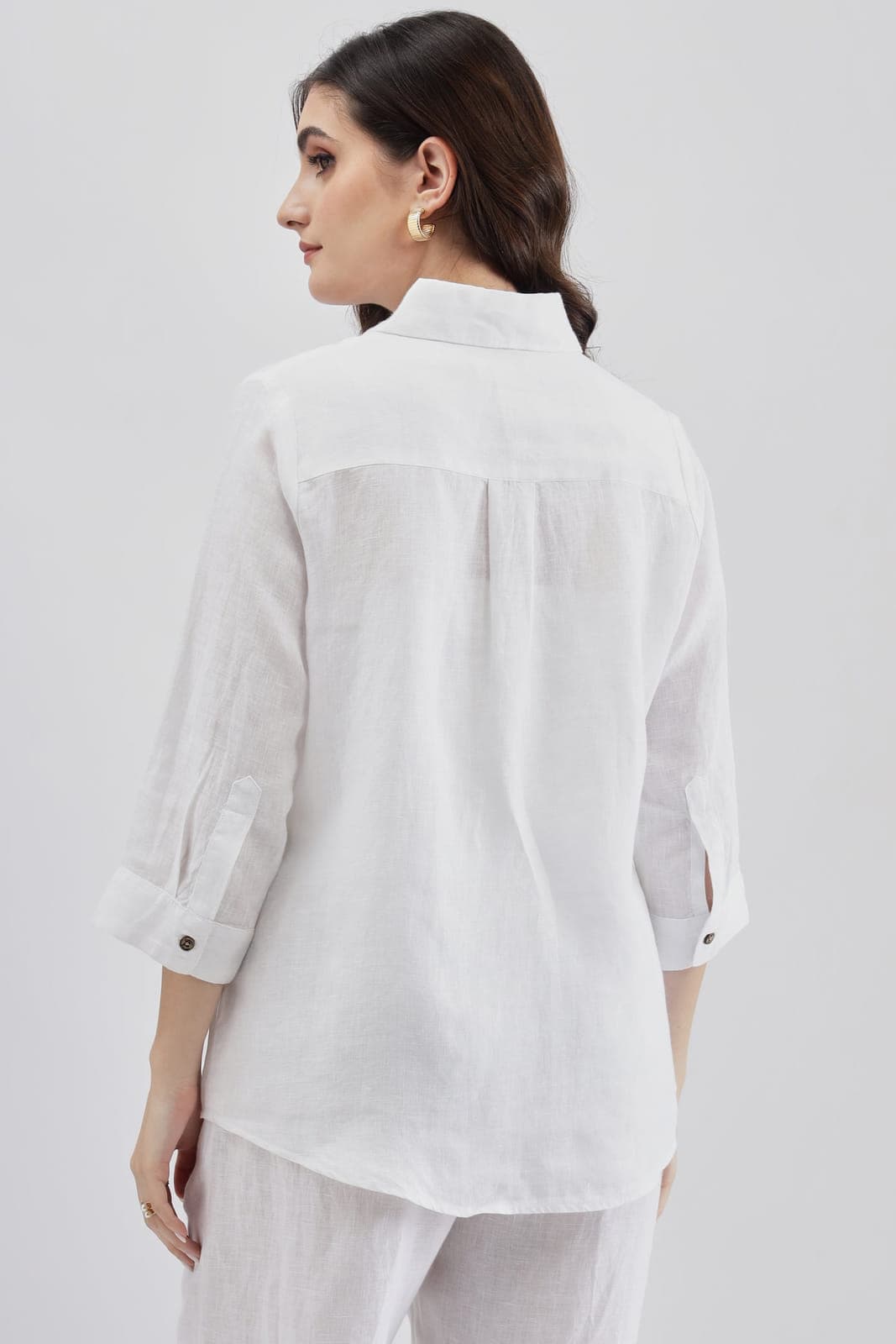 Squirrel Embroidery Shirt 241188-XS
