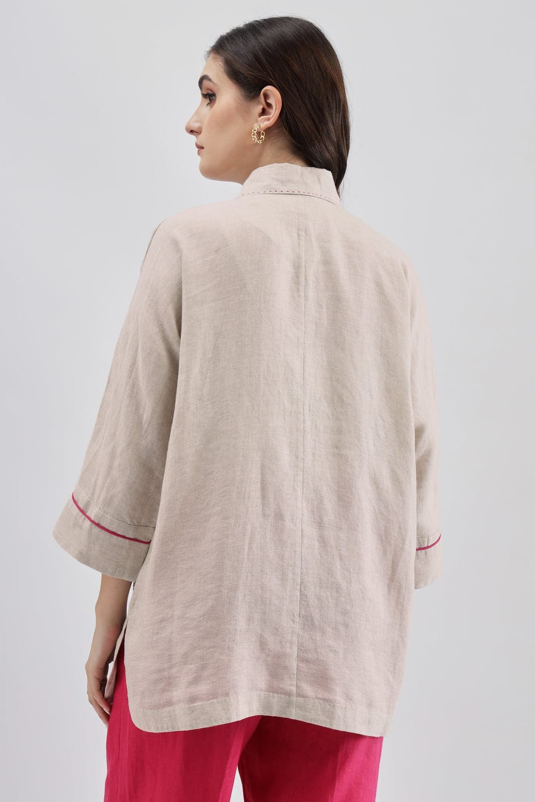 Beige Flamingo Shirt