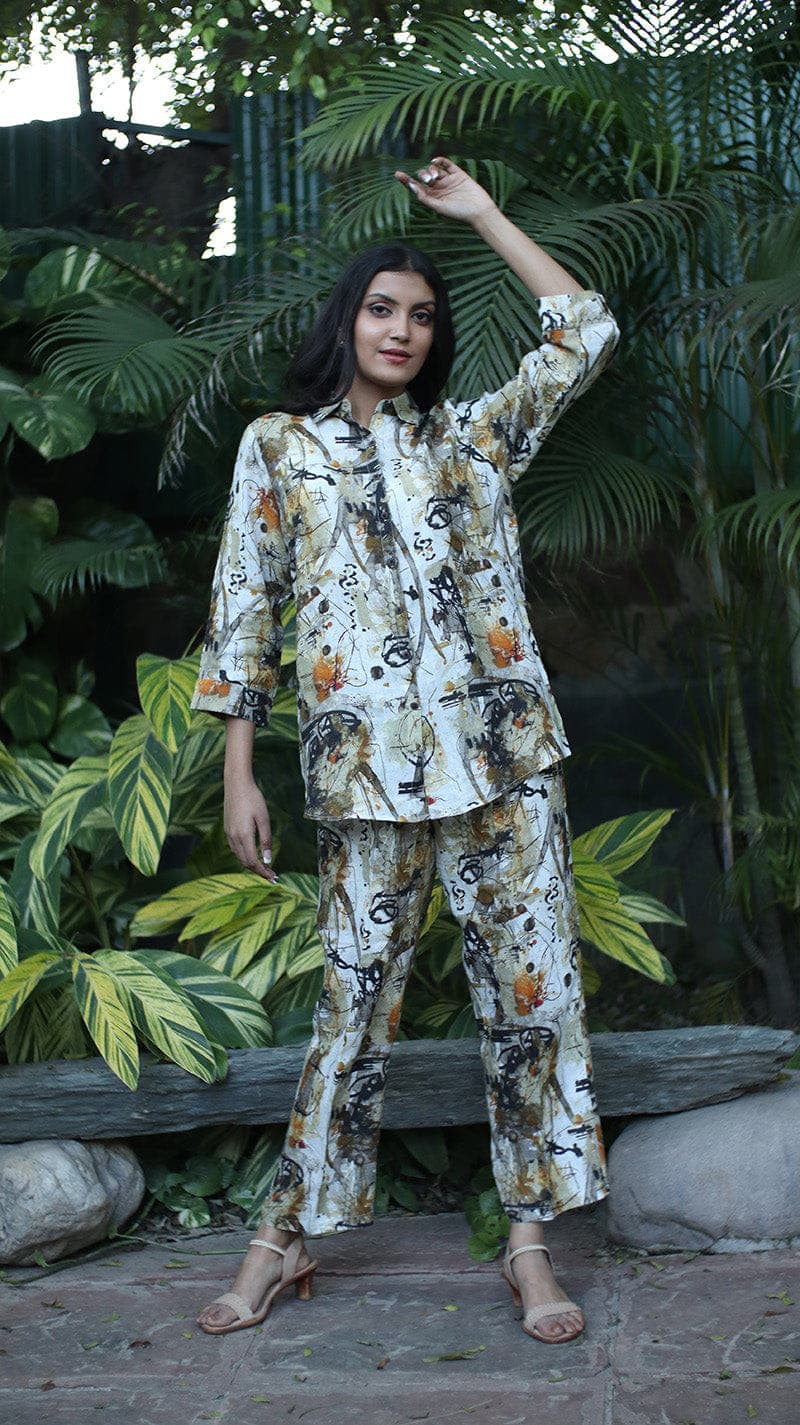 Digital Print Lounge Shirt