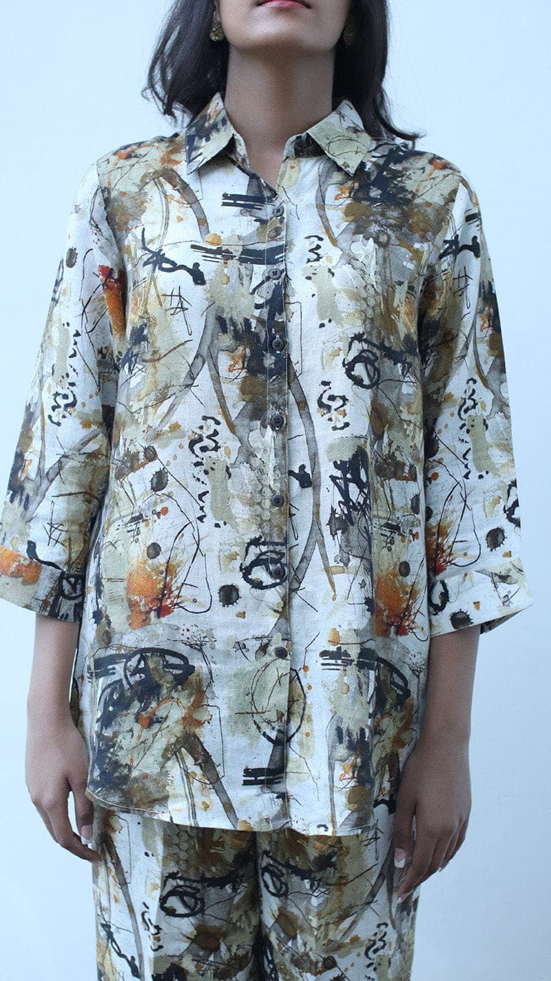Digital Print Lounge Shirt