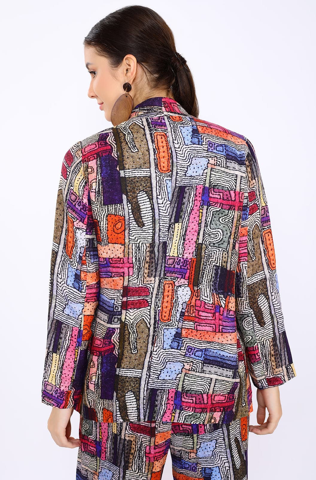 Tokyo Print Blazer Set