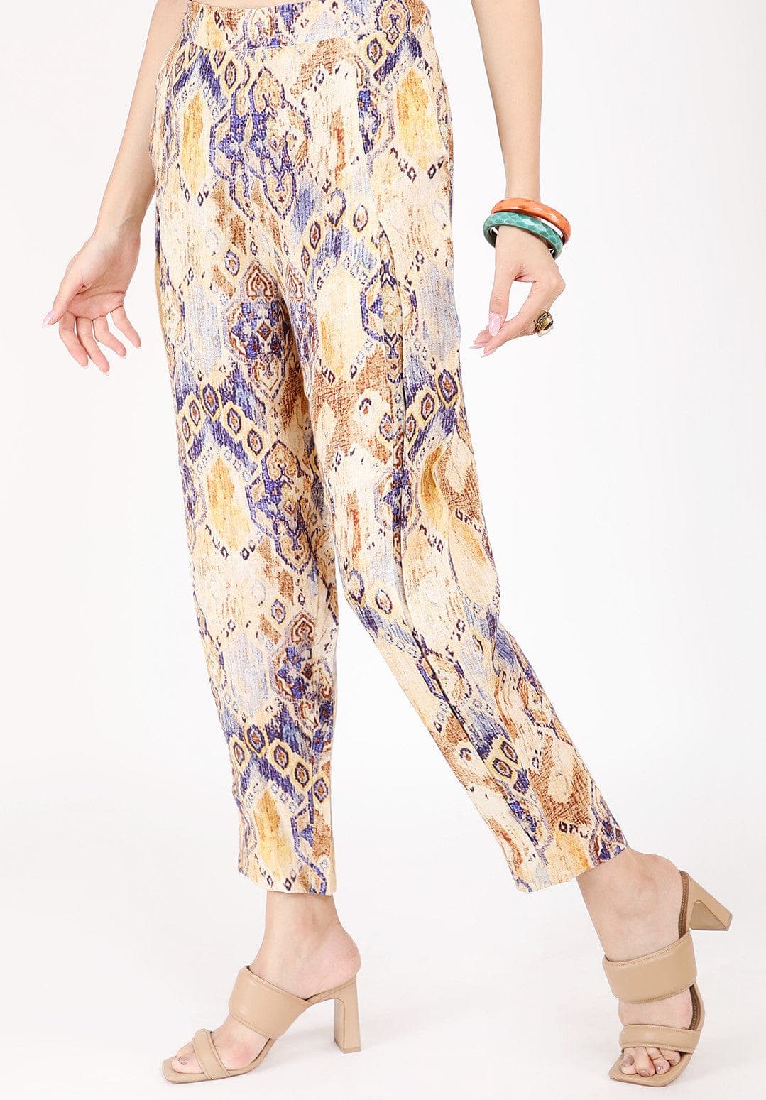 Ajrakh Print Blazer Set
