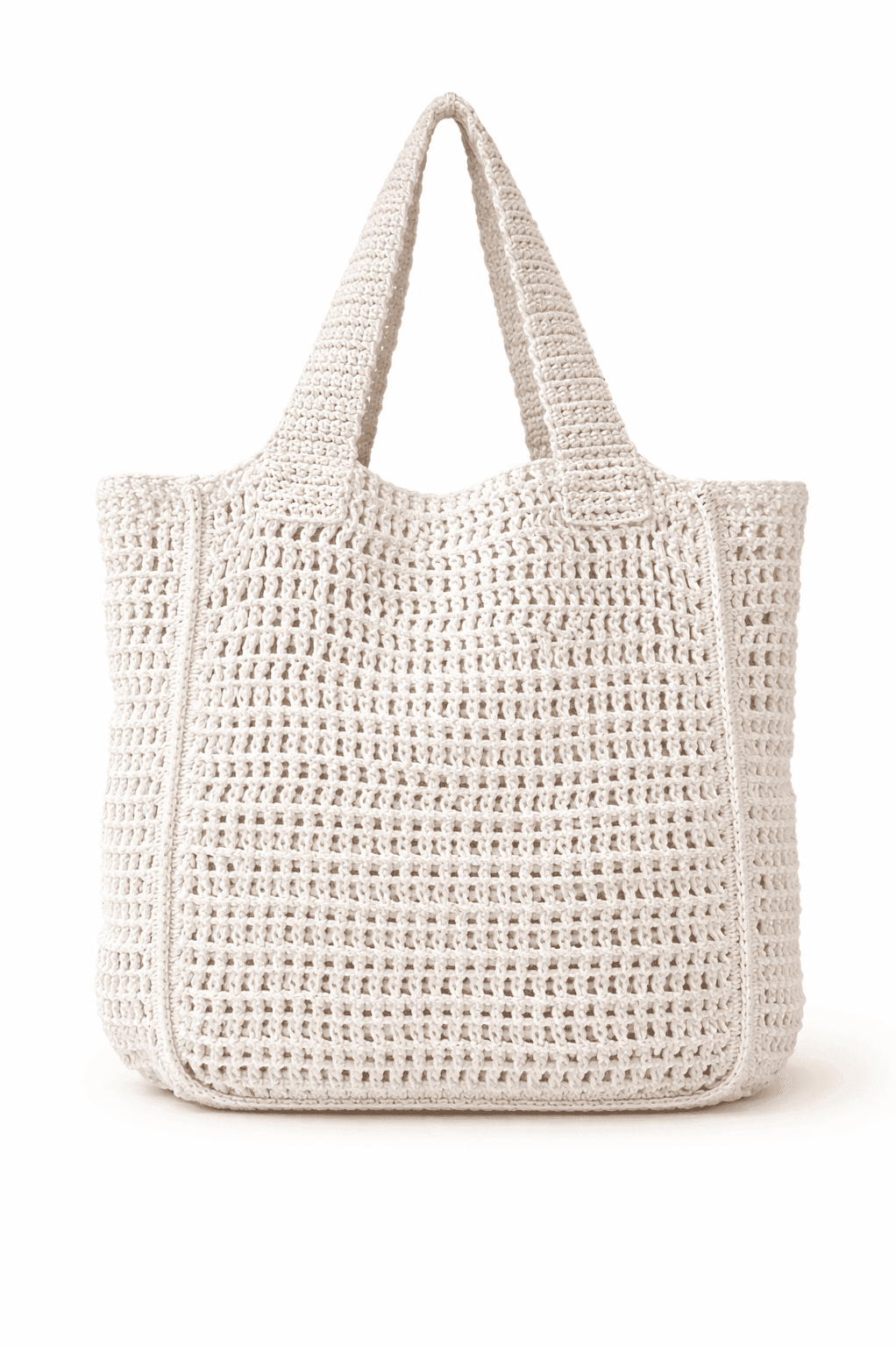 Azure Coast Crochet Tote