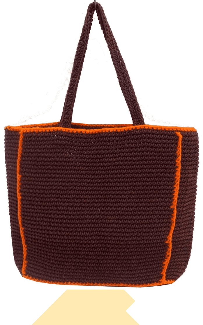 Ember Edge Crochet Tote