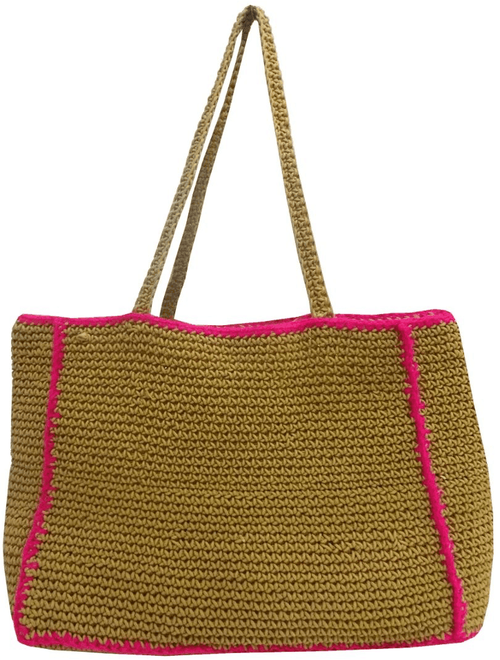 Ember Edge Crochet Tote