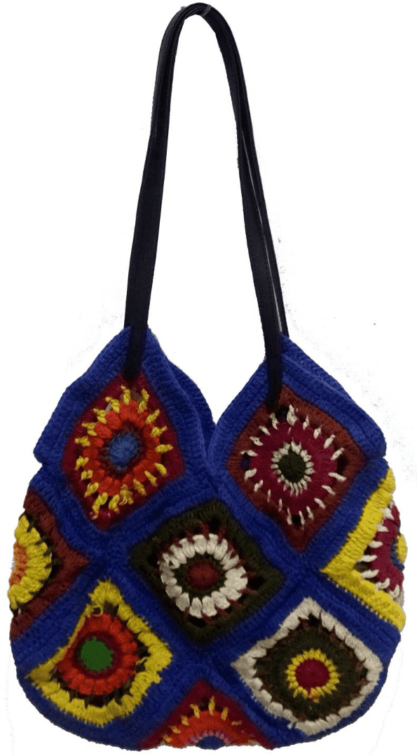 Indigo Hexa Bloom Tote