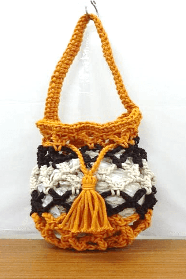 Sunset Weave Bucket Bag