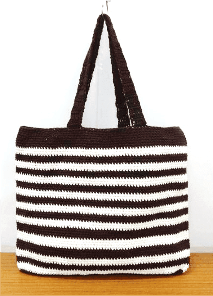 Cocoa Stripe Classic Tote
