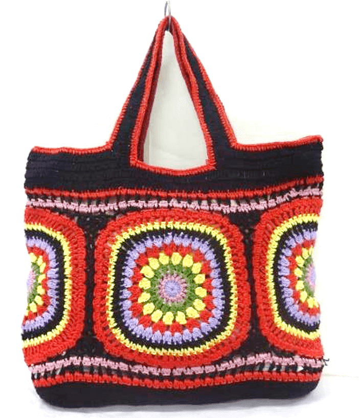 Boho Mandala Crochet Tote