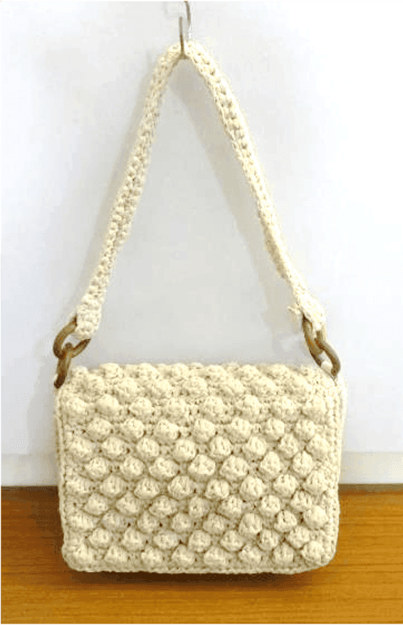 Ivory Pearl Bobble Shoulder Bag