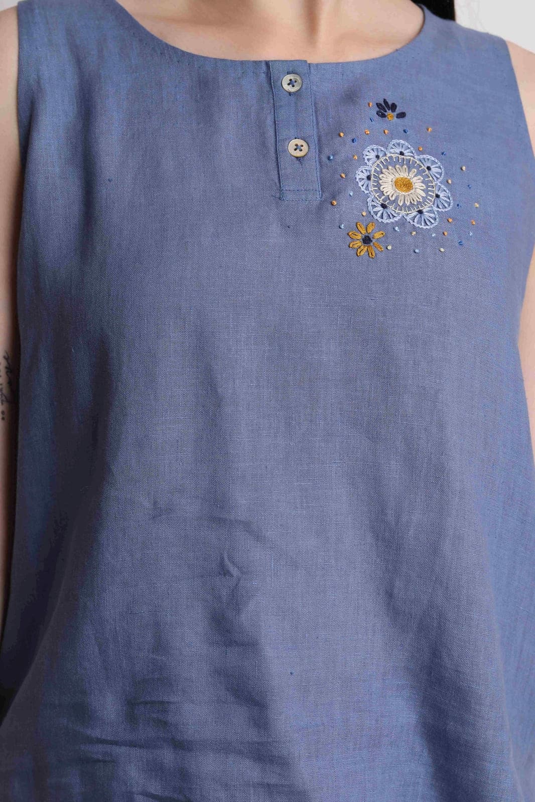 Embroidered Lounge Top