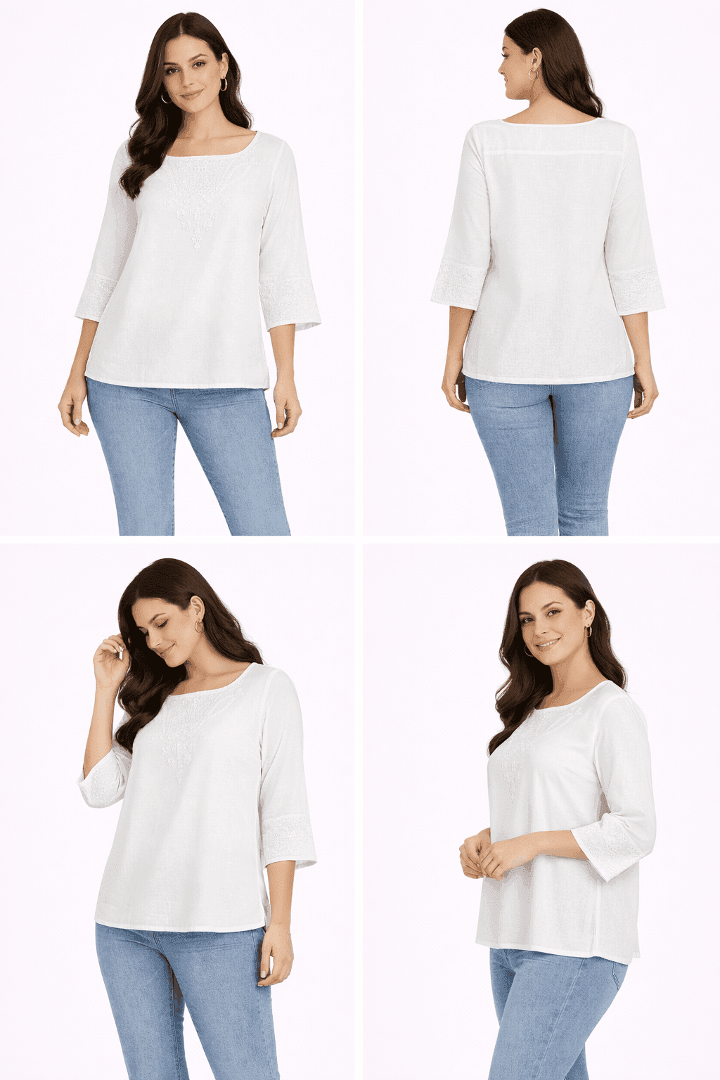 Ivory Grace Cotton Tunic