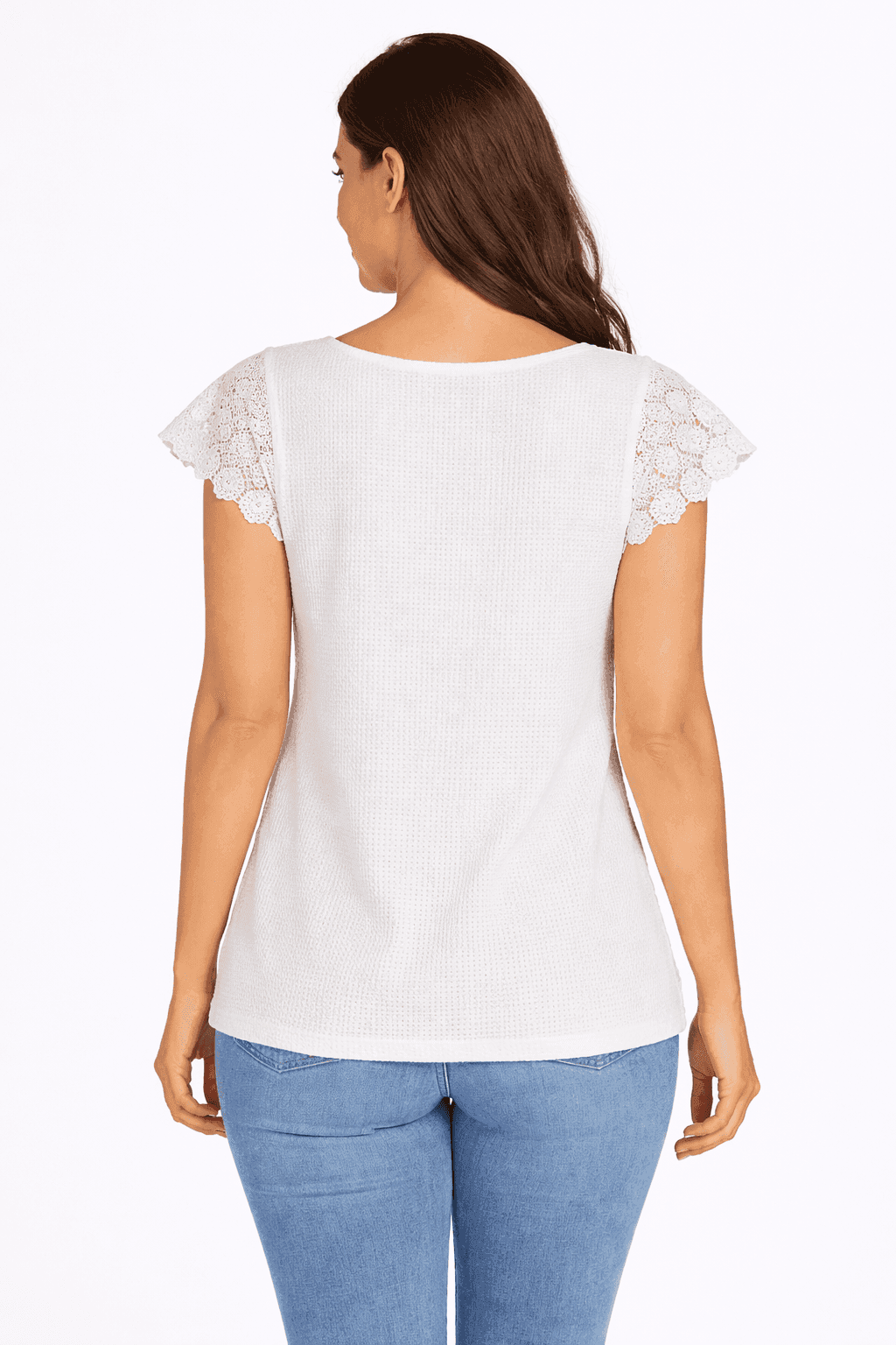 Ivory Lace Bloom Top
