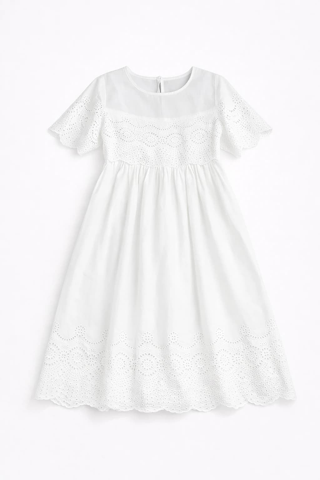Bloom Cotton Lace Dress
